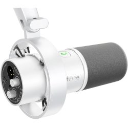 Fifine K688W dynamic microphone (white)