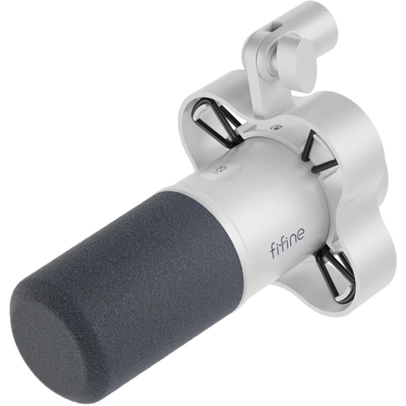 Fifine K688W dynamic microphone (white)