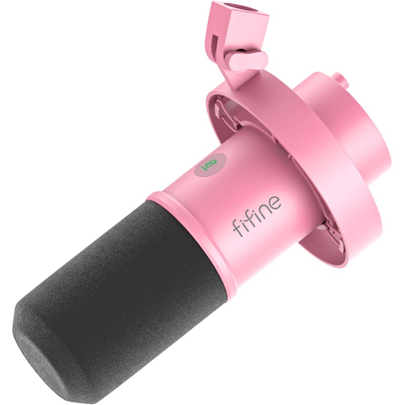 Fifine K688P dynamic microphone (pink)