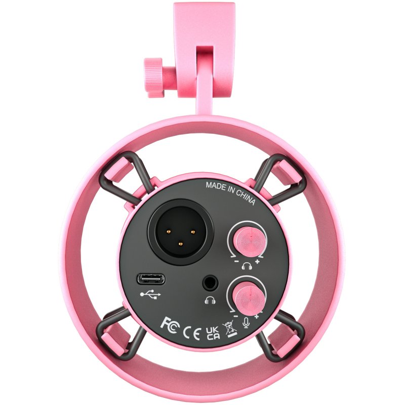 Fifine K688P dynamic microphone (pink)