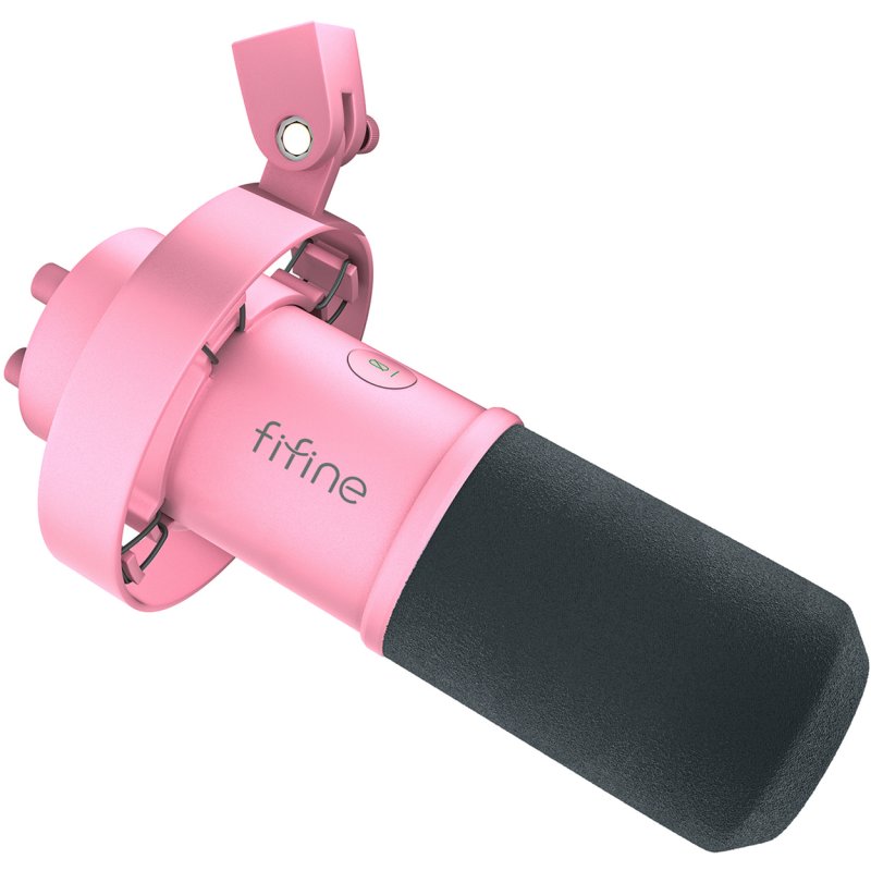 Fifine K688P dynamic microphone (pink)