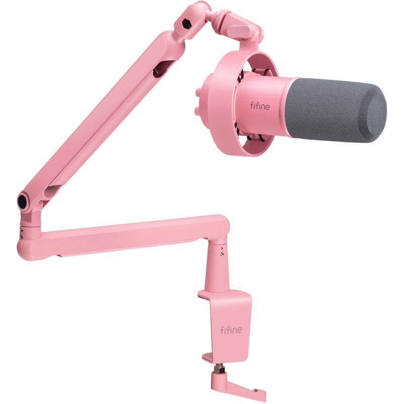 Fifine T688P dynamic microphone (pink)