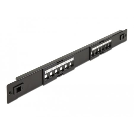 Delock 19? Keystone Patchpanel 12 Port werkzeugfrei