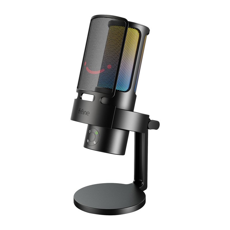 Fifine A8 condenser microphone with stand (black)