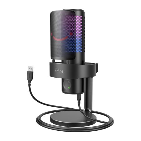 Fifine A9 studio microphone with stand (black)