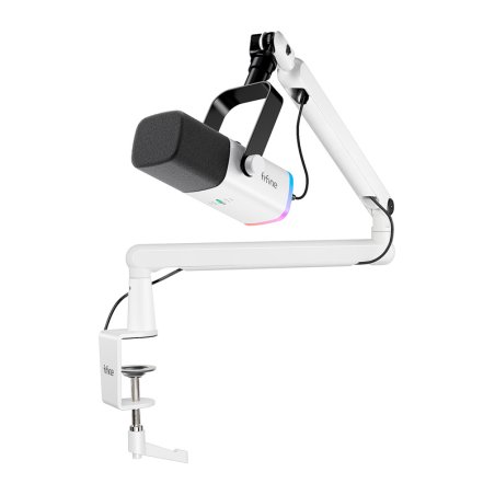 Fifine TAM8W dynamic microphone (white)