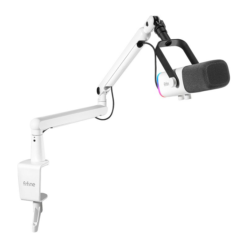 Fifine TAM8W dynamic microphone (white)