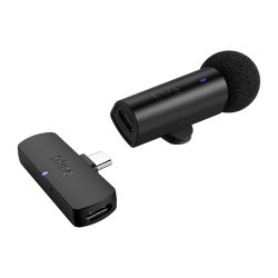 Fifine M6 USB-C wireless tie microphone (black)