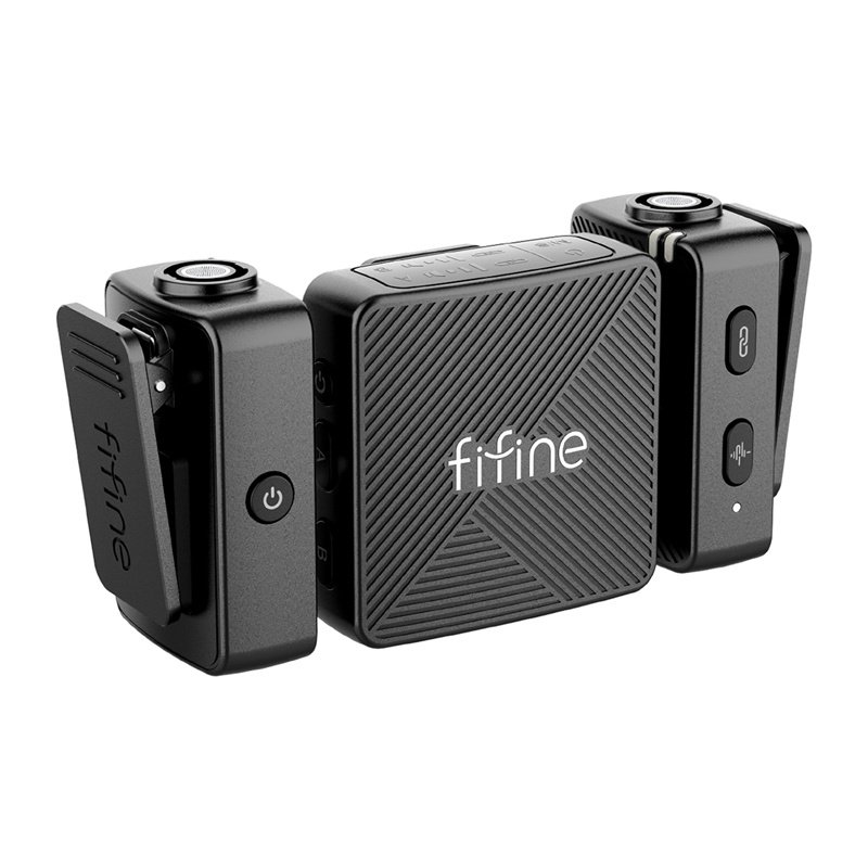 Fifine M9 tie microphone set (black)