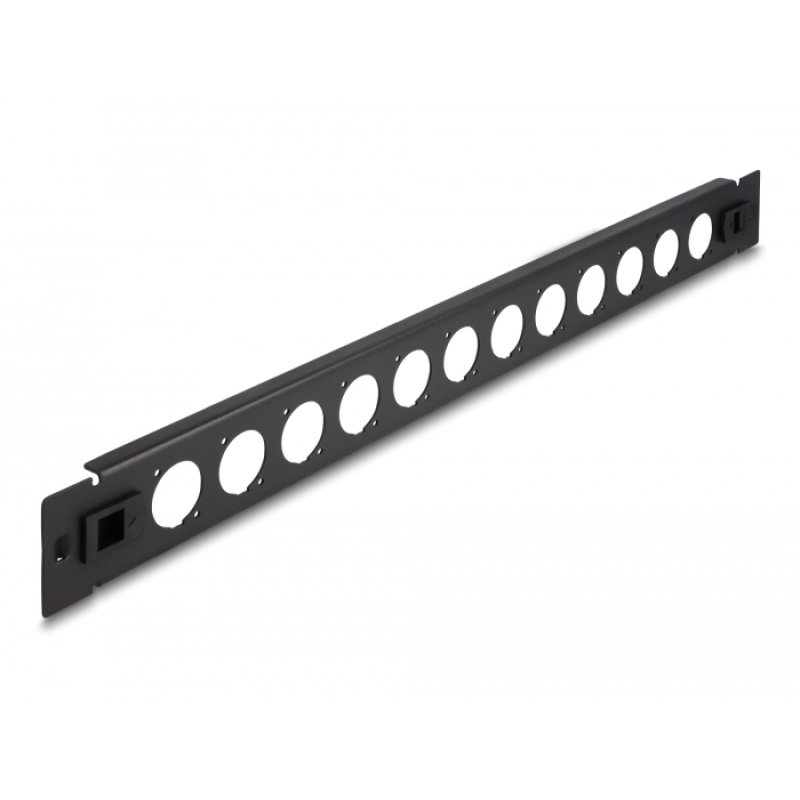 Delock 19? D-Typ Patchpanel 12 Port werkzeugfrei schwarz
