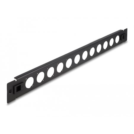 Delock 19? D-Typ Patchpanel 12 Port werkzeugfrei schwarz