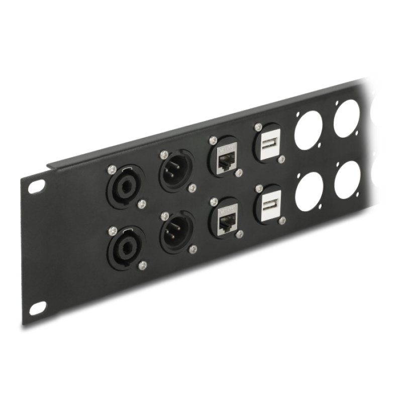 Delock D-Typ 19? Patchpanel 24 Port 2 HE schwarz