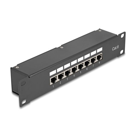 Delock 10? Kupplungs-Patchpanel 8 Port Cat.6