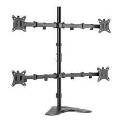 Equip 17"-32" Articulating Quad Monitor Tabletop Stand