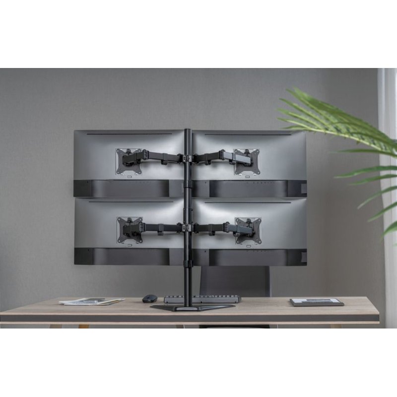 Equip Tischfuß 17"-32"/4TFT 360° Gelenkig 9Kg schwarz lite Retail