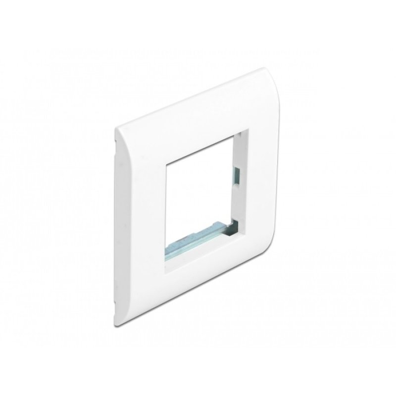 DeLOCK Support de Module de Easy 45 avec cadre blanc 80 x 80 mm
