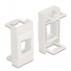 DeLOCK Support Keystone de module Easy 45 22,5 x 45 mm, blanc