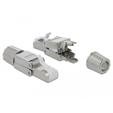 DeLOCK 86477 wire connector RJ-45 Grey