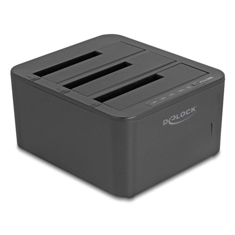 DeLOCK 64332 Station d'accueil de disques de stockage USB 3.2 Gen 1 (3.1 Gen 1) Type-B Noir