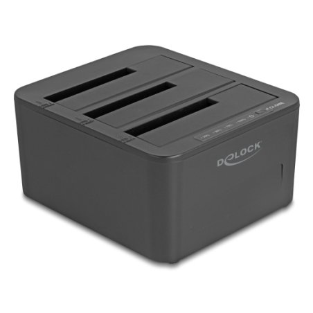 DeLOCK 64332 storage drive docking station USB 3.2 Gen 1 (3.1 Gen 1) Type-B Black
