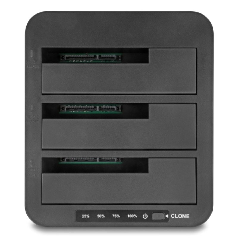 DeLOCK 64332 storage drive docking station USB 3.2 Gen 1 (3.1 Gen 1) Type-B Black