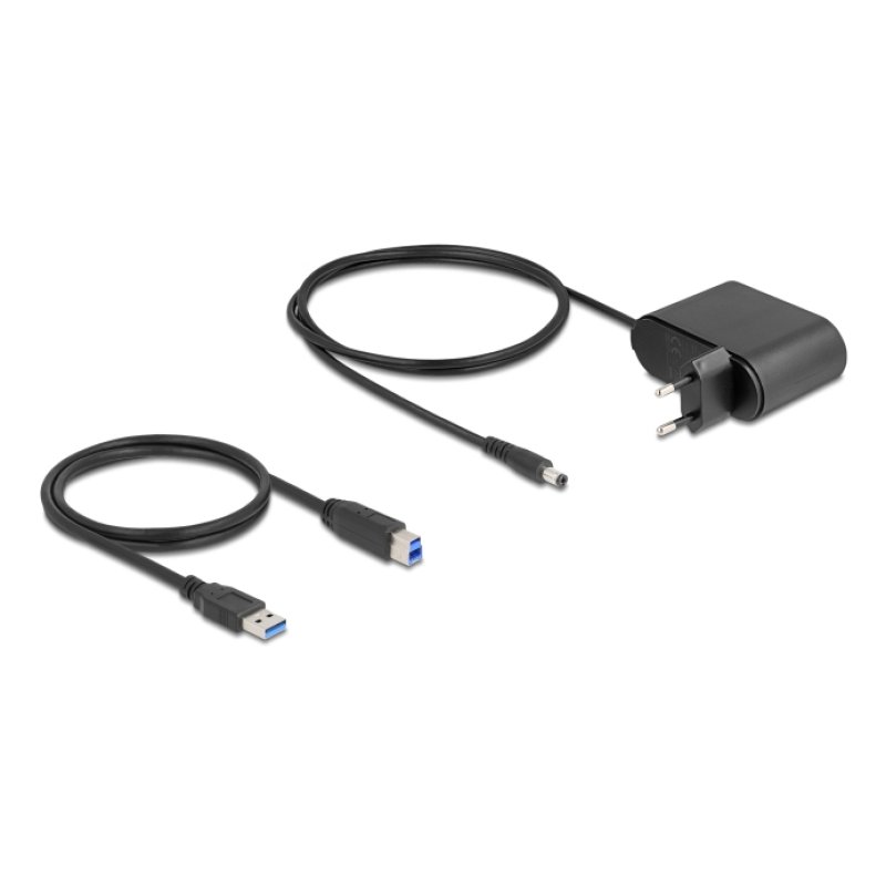 DeLOCK 64332 storage drive docking station USB 3.2 Gen 1 (3.1 Gen 1) Type-B Black