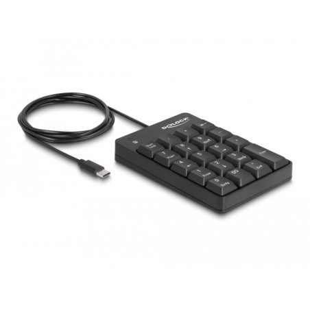 DeLOCK 12108 numeric keypad Universal USB Black