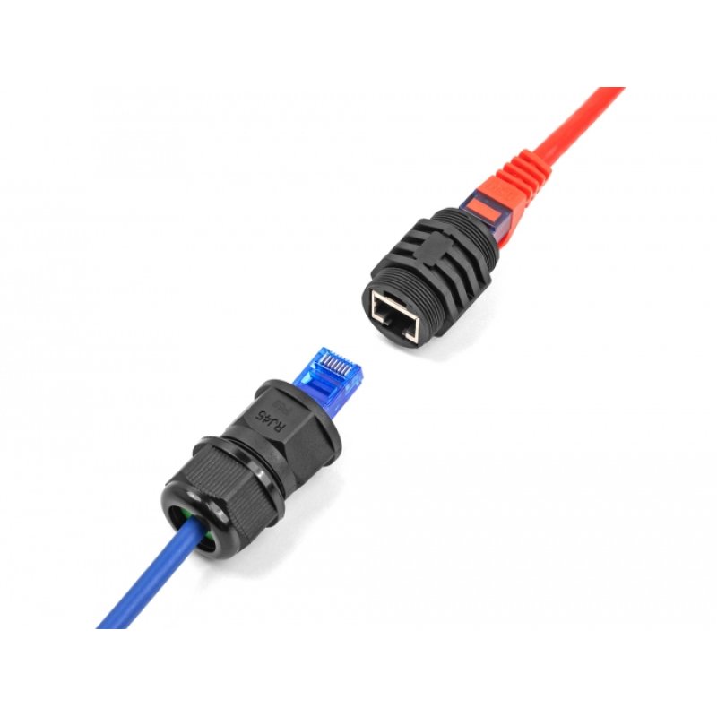 RJ45 Cat.6A Einbaumodul IP67 staub- und wasserdicht