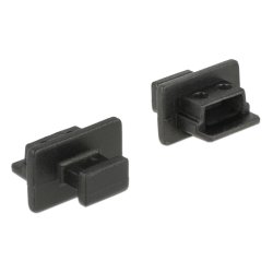 DeLOCK 64011 socket safety cover USB Mini-B Black 10 pc(s)