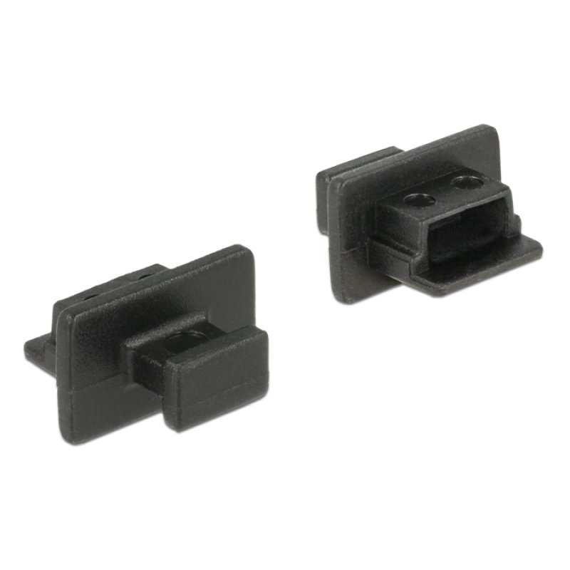 DeLOCK 64011 socket safety cover USB Mini-B Black 10 pc(s)