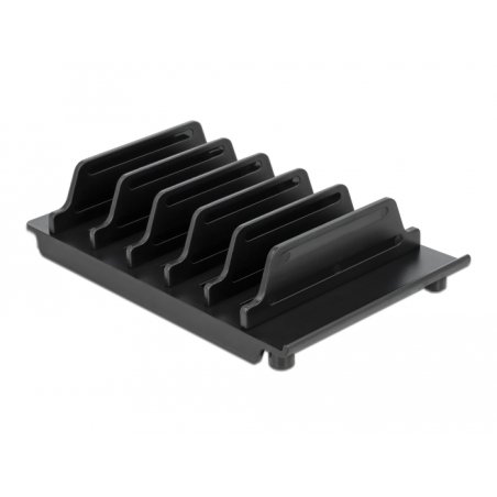 DeLOCK Device stand for 6 tablets or smartphones black