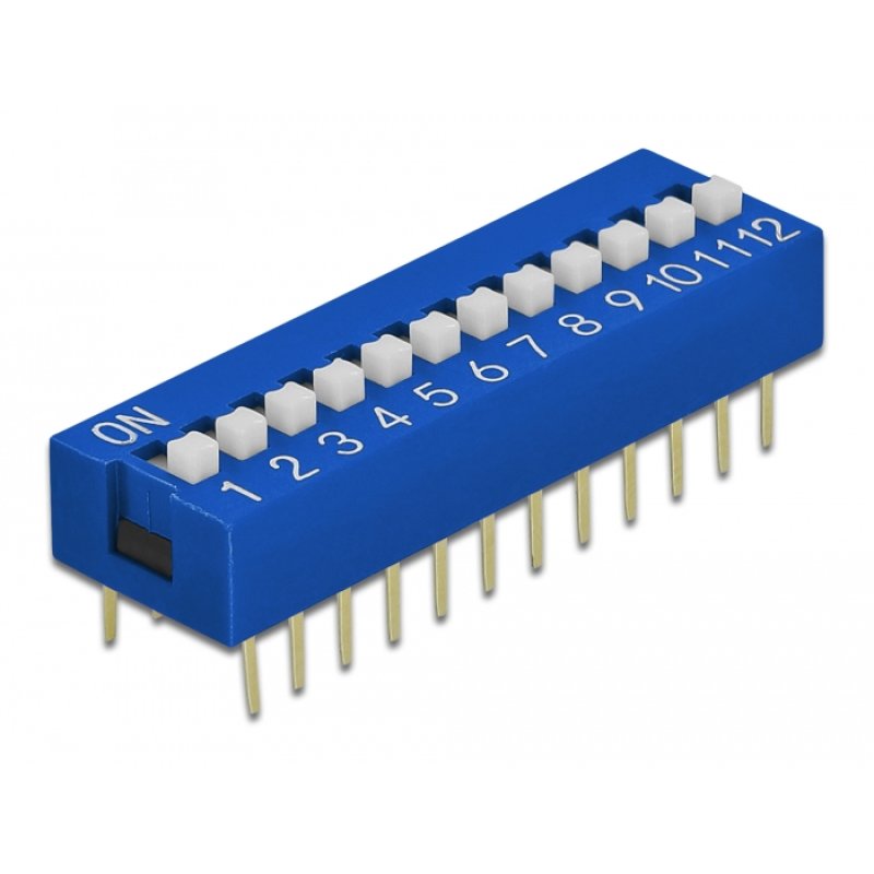 66388 Zubehr fr Leiterplatten DIP-Schalter Blau 10 Stck(e) (66388)