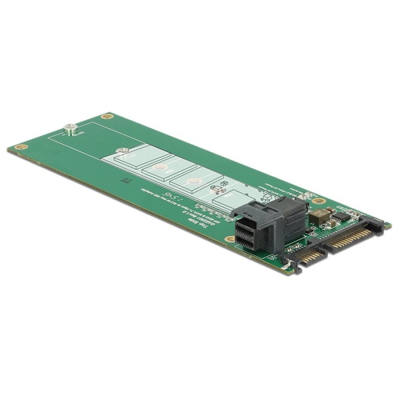 Konverter SATA 22 Pin / SFF-8643 NVMe 1 x M.2 Key M