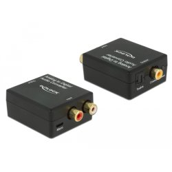 DeLOCK 63468 convertisseur audio Noir
