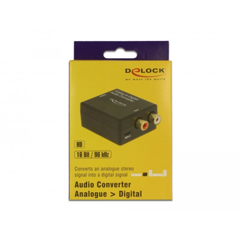 DeLOCK 63468 audio converter Black