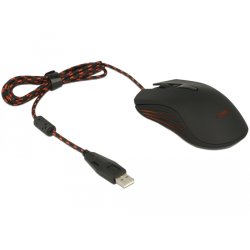 DeLOCK 12531 mouse Gaming Ambidextrous USB Type-A Optical 4800 DPI