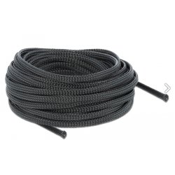 Geflechtschlauch dehnbar 10 m x 6 mm schwarz