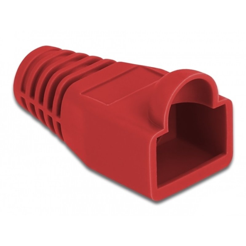 Knickschutztülle für RJ45 Stecker rot 20 Stück