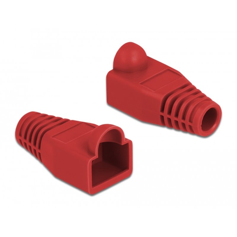 DeLOCK Réducteur de tension pour RJ45 mâle, rouge, 20 unités