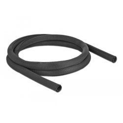 DeLOCK Woven Sleeve self-closing heat-resistant 2 m x 19 mm black
