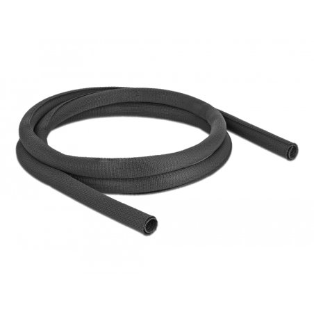 DeLOCK Woven Sleeve self-closing heat-resistant 2 m x 19 mm black