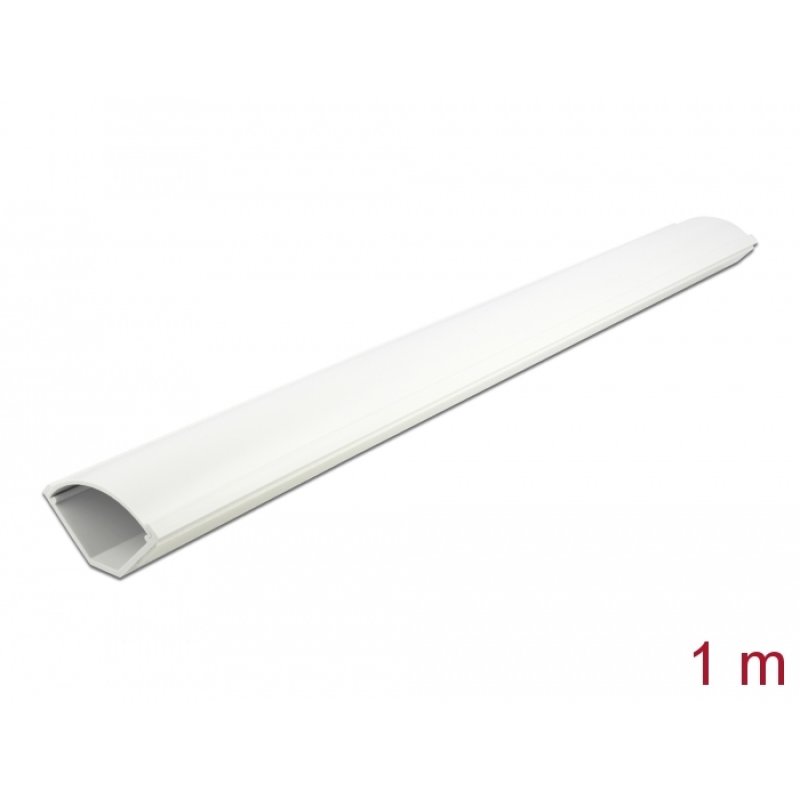 DeLOCK Corner Duct self-adhesive 56 x 32 mm - length 1 m white