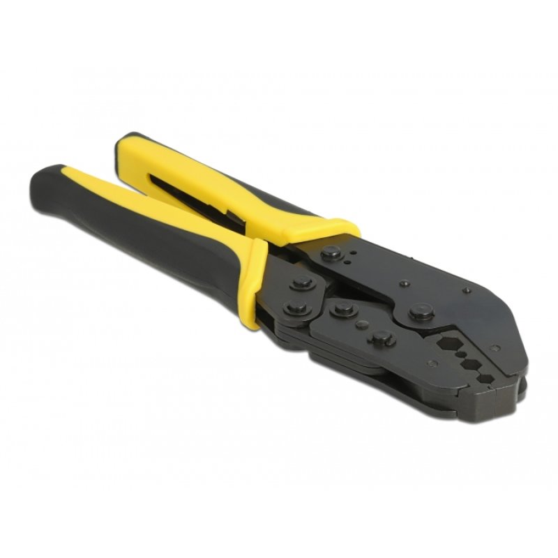 DeLOCK Universal Coax Crimping Tool for 4 different diameters angled