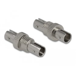DeLOCK Optical Fiber Coupler ST Simplex female to ST Simplex female metal