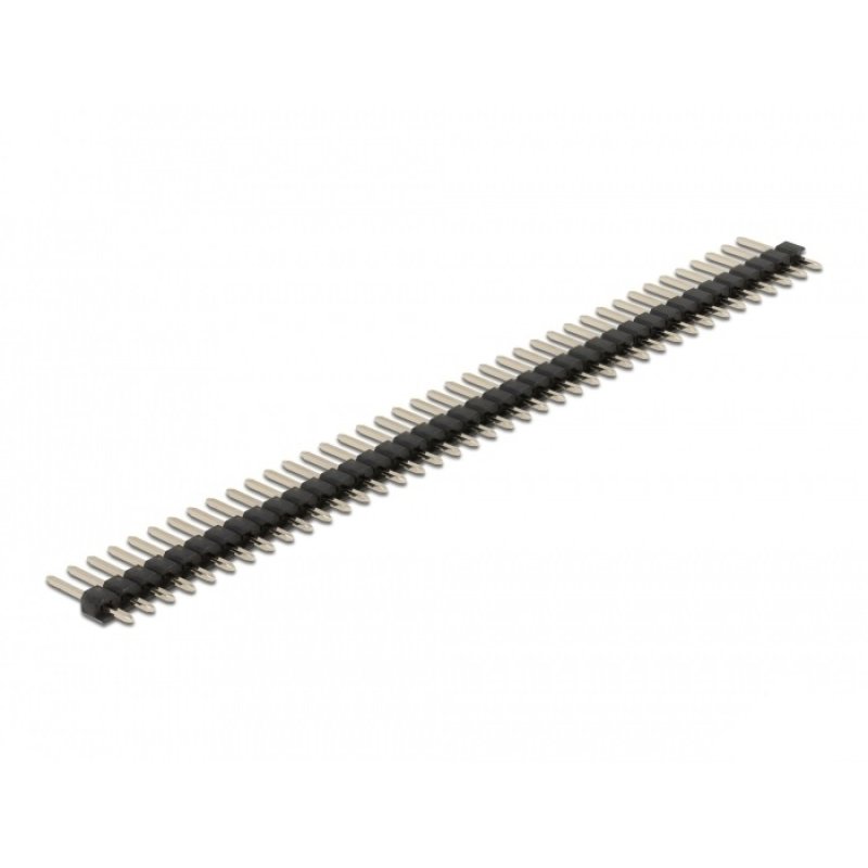 DeLOCK Barrette de 40 broches, écartement 2,54 mm, 1 rangée, droite, 5 unités