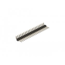 DeLOCK Pin header 20 pin, pitch 2.54 mm, 1-row, angled, 5 pieces