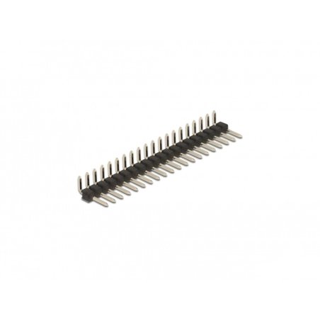 DeLOCK Barrette de 20 broches, écartement 2,54 mm, 1 rangée, angulée, 5 unités