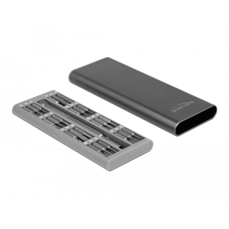 DeLOCK Tournevis de précision, set de 49 pièces