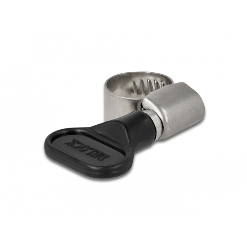 DeLOCK Butterfly Hose Clamp 8 - 12 mm 10 pieces black