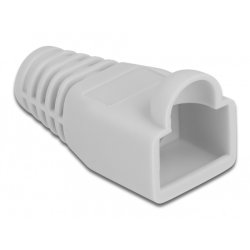 Knickschutztülle für RJ45 Stecker grau 20 Stück